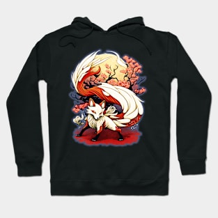 fox nine tiles Hoodie